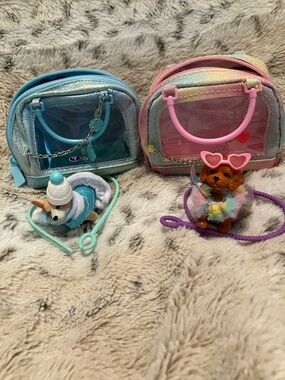 Real littles cuties carries puppy dog playset